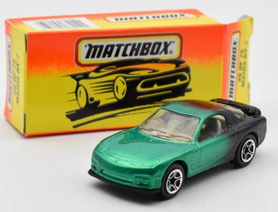 Matchbox Superfast #8 Mazda RX 7 verde-nero. Prodotto in Thailandia.... - Immagine 1 di 4