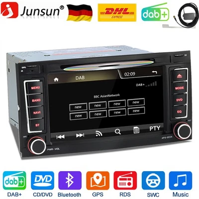 DAB+ Carplay CD DVD Für Transporter Multivan T5 Autoradio Navi RDS MP3 GPS SWC - Bild 1 von 4