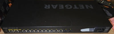 NETGEAR M4250-10G2F-POE+ GSM4212P-100NAS MANAGED SWITCH - Image 1 of 4