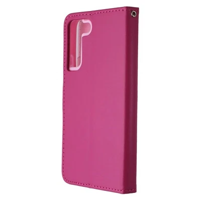 Mybat MyJacket Wallet Case for Samsung Galaxy (S22+) - Pink Leather - Image 1 of 3