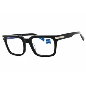 Zeiss Men's Eyeglasses 54 mm Black Acetate Full Rim Square Frame ZS22524 001 - Picture 1 of 2