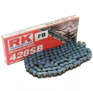 RK STANDARD BLU 428SB/132 CATENA CLIP KAWASAKI 125 NINJA 2019-2020 - Foto 1 di 3