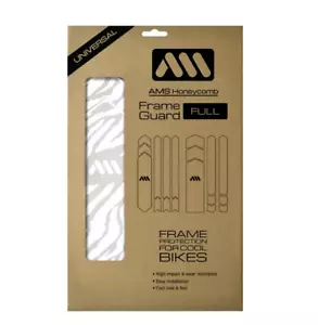 All Mountain Style AMS Frame Guard Full Protection- Zebra (White) - Picture 1 of 5
