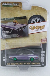 GreenLight 1:64 Dodge A.S.S NEU Challenger R/T Hemi Convertible Vintage Chase - Picture 1 of 1