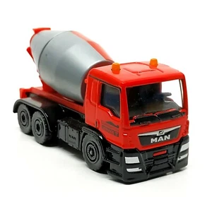 Majorette Man TGS Concrete Mixer Red 1/87 (3 Inches) no Package - Picture 1 of 6
