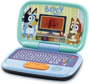 VTech Bluey Lernlaptop Lerncomputer mit QWERTZ Tastatur und Inhalten zu Formen ✅ - Bild 1 von 2