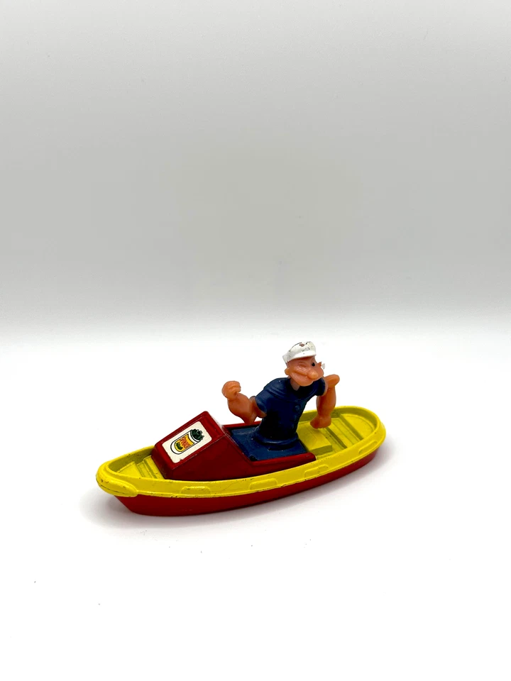 Popeye The Sailor Man Corgi Die Cast Boat Car (1980) - Imagem 1 de 2