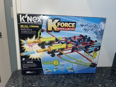 K'NEX KFORCE BUILD & BLAST DUAL CROSS BOW - 368 PC BUILDING SET - 47526 - 6 Sets - Image 1 of 4