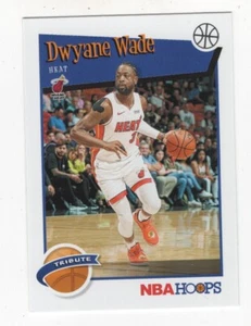 2019-20 PANINI NBA HOOPS BASKETBALL TRIBUTE DWYANE WADE MIAMI HEAT #287 - Picture 1 of 8