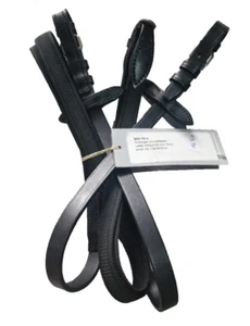 Döbert Classic Zügel mit Haftfäden Leder 16/Gurt 20mm, Pony ,schwarz, UVP 64,90 - Bild 1 von 24