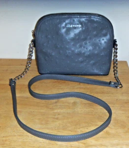 Cartera Bandolera Steve Madden Estrella Poliuretano Gris Repujado Correa - Imagen 1 de 9