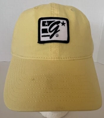 Muestra de juego sombrero correa trasera amarillo logotipo parche OSFA nuevo con etiquetas Foto 1 de 4