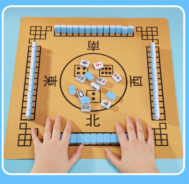 Jogo Mahjong Chinês Tradicional 144 Peças