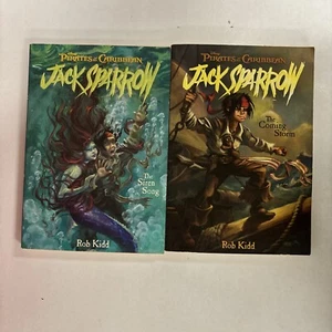 2 Disney - Pirates of the Caribbean JACK SPARROW Books by Rob Kidd - Picture 1 of 2
