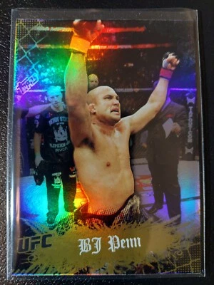 BJ Penn #2 2010 UFC Main Event Thick Gold Parallel - Image 1 of 2