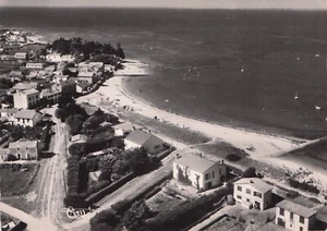 Carte postale 10x15cm postcard ILE DE NOIRMOUTIER Vendée vue aérienne timbr 1956 - Imagen 1 de 1