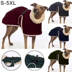 Pet High Collar Jumper Sweater Greyhound Whippet Dog Clothes Coat Jacket Winter - Picture 1 of 15