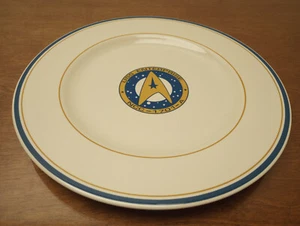 1993 Pfaltzgraff Star Trek Stoneware Dinner Plate 10 1/2" Undiscovered Country - Foto 1 di 9