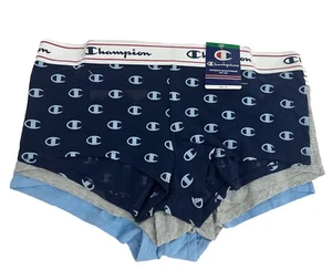 Women’s Champion BOYSHORT Underwear Panties 3-Pairs Multicolor Size L 7 New - Picture 1 of 6