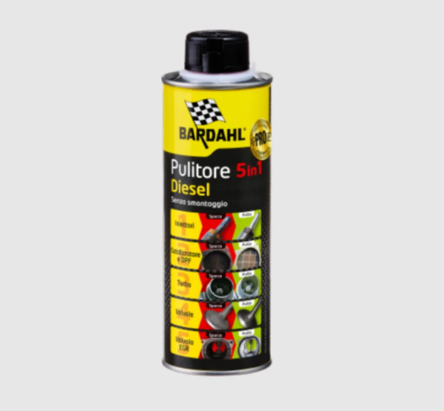 BARDAHL PULITORE 5 IN 1 DIESEL 500ml ADDITIVO AUTO VALVOLA EGR FILTRO DPF FAP - Immagine 1 di 1