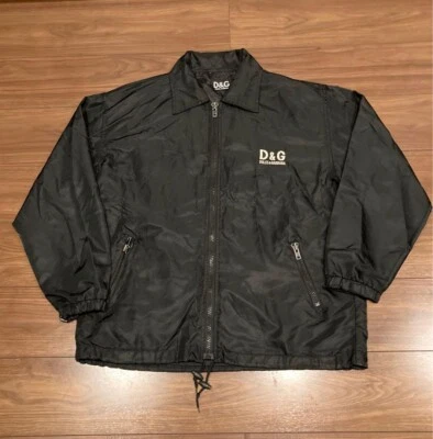 DOLCE & GABBANA Chaqueta Nylon Logo Mujer Talla Negra De Colección Foto 1 de 4