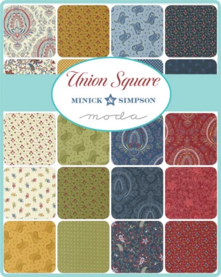 Moda Union Square Jelly Roll ~ Minick & Simpson ~ Reproduction Style Fabric - Image 1 of 4