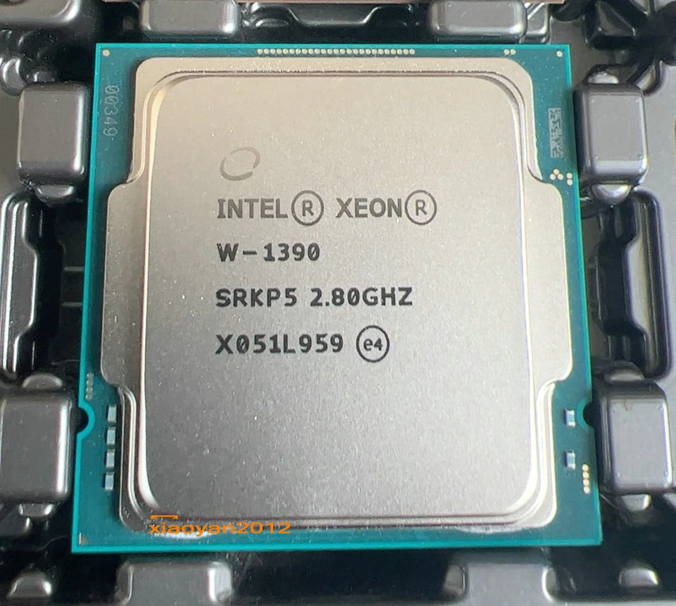 Intel Xeon W-1390 LGA-1200 SRKP5 Server CPU Processor 2.80 - Image 1 of 1