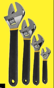 4 Pc Adjustable Crescent Wrench Style Set (USA SELLER) SALE !!!!!!!!!!!!!!!!!!! - Picture 1 of 2