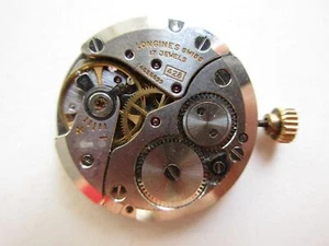Longines cal. 428 Swiss Vintage Uhrwerk - Unruh bewegt - for parts - Bild 1 von 4