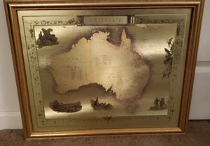 Folienkarte Australien - Bild 1 von 10