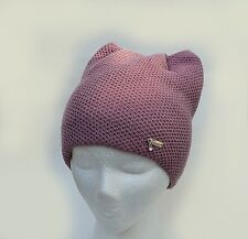 Women Warm Cat Ear Beanie Hat Winter Crochet Ski Wool Knitted Cap Girl Gift 