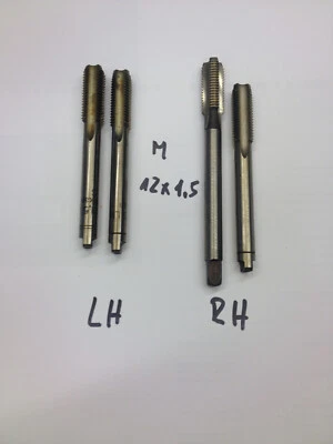 VULKAN STUTTGART Handgewindebohrersatz RH+LH M12x1,5 RECHTS und LINKS 4-tlg. WS TOP-Preis