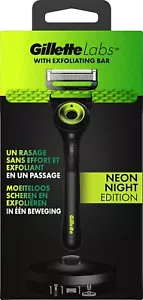 Gillette Labs Rasoir Pour Homme Avec Barre Exfoliante 1 Manche 1 Lame neon night - Foto 1 di 6