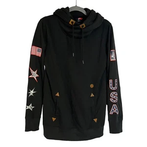 Volcom 2022 Women’s Small USST Team Olympic Tower Pullover Fleece Hoodie USA - Picture 1 of 22