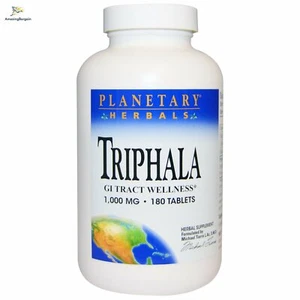 Planetary Herbals, Triphala, GI Tract Wellness, 1,000 mg, 180 Tablets - Bild 1 von 2