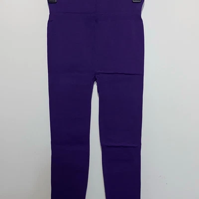 Leggings para mujer Aura Via púrpura tiro alto elásticos al tobillo talla única nuevos con etiquetas Foto 1 de 4