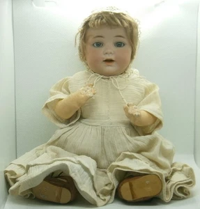 Antike kleine KÄMMER & REINHARDT / SIMON + HALBIG Porzellankopf Puppe / Baby 122 - Bild 1 von 15