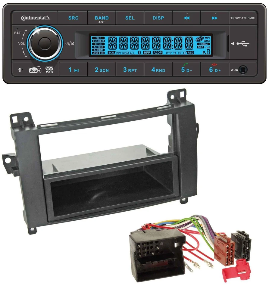 Continental MP3 DAB USB Bluetooth Autoradio für Mercedes Vito Viano W639 06-14 - Bild 1 von 4