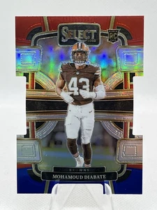 2023 Panini Select - [Base] - Red & Blue Prizm Die-Cut #23 - Mohamoud Diabate RC - Bild 1 von 2