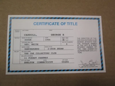 Dodge 330 Ramcharger 1954 Danbury papeleo como nuevo Foto 1 de 2