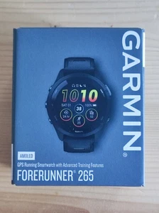 Garmin Forerunner 265 - Music, Amoled, 46mm, Noire - Neuve - Boîte abîmée - Photo 1/2