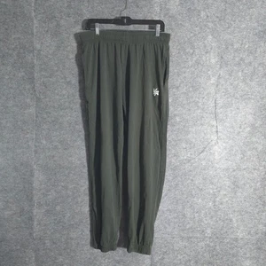 YoungLA Jogginghose Herren Medium Olivgrün Baumwollmischung Relaxed Fit Logo Einfarbig - Bild 1 von 12