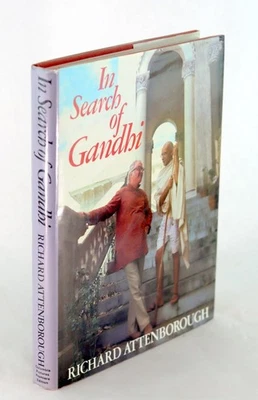 Richard Attenborough Signed 1st Ed 1982 In Search of Gandhi Making The Film HCDJ Foto 1 de 4