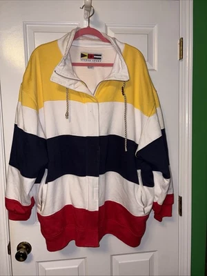 Vintage AVENUE SPORT - Women's Color Block Jacket Zip Up 22-24 - Image 1 of 4