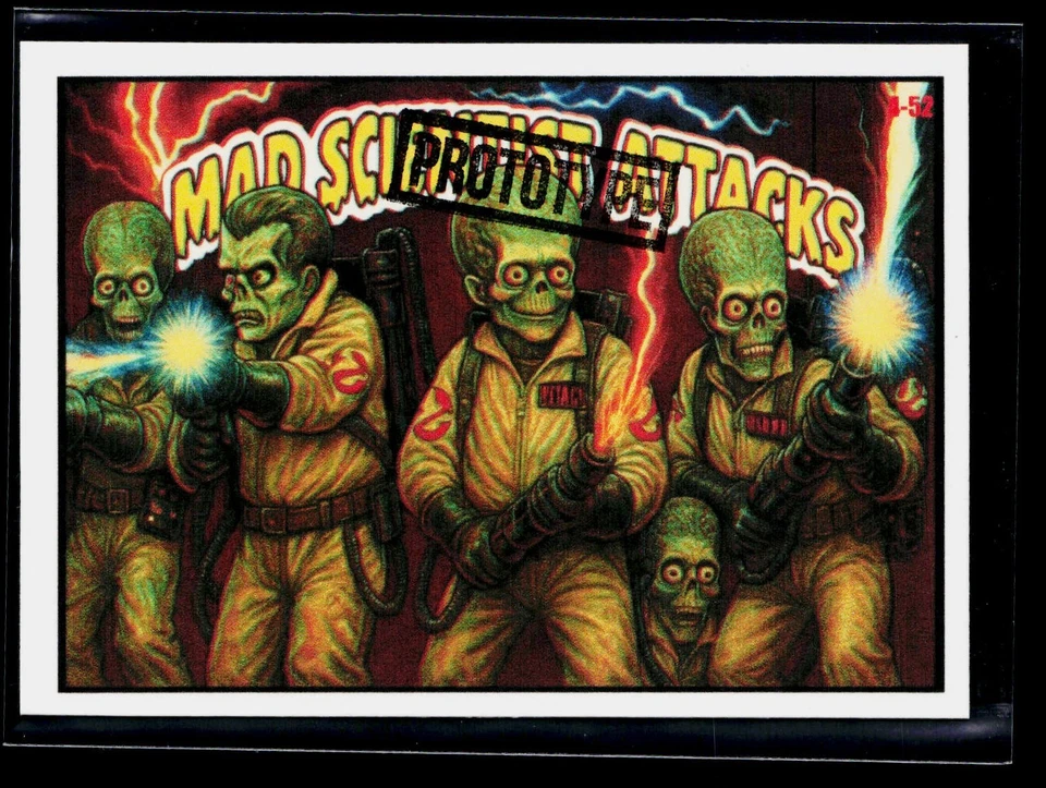 Mad Scientist 40K GPK Spoof ~ 4-52 PROTOTYPE #'d 1/1 ~ Ghostbusters Mars Attacks - Image 1 of 2