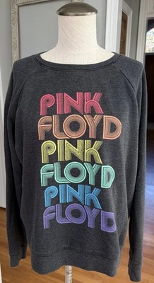 Lucky Brand - Women’s Pink Floyd Sweatshirt - Gray / Rainbow - Size Medium - Image 1 of 3