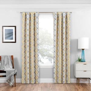 ECLIPSE Room Darkening Curtains for Bedroom - Morrow 37" x 84" Thermal Insulated - Picture 1 of 4