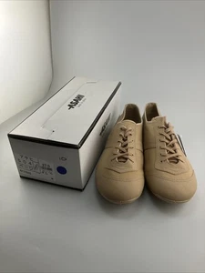 NEU Asahi Running Master Instep Twirler Tanzschuhe Canvas, hellbraun, Größe 27EE - Bild 1 von 8