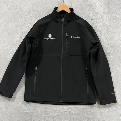 Columbia Jacket Mens Medium Black Omni Heat Full Zip Omni Wind Outdoors - Image 1 of 4