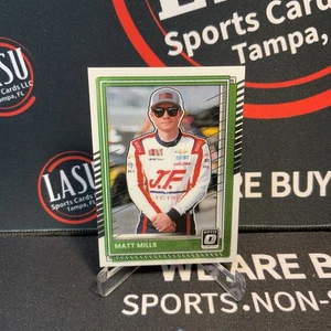 2025 Panini Donruss NASCAR Optic 27 Matt Mills - Picture 1 of 4